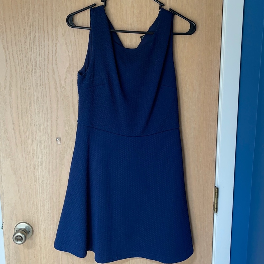 Blue wedding guest dress